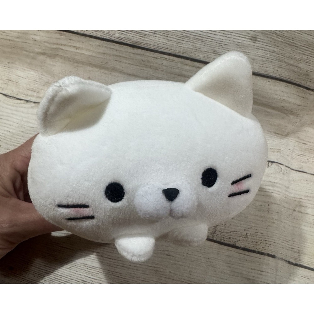World Nyanko YPT-05 Plush Toy Cat Japanese Collectible 5" White with tags TbX